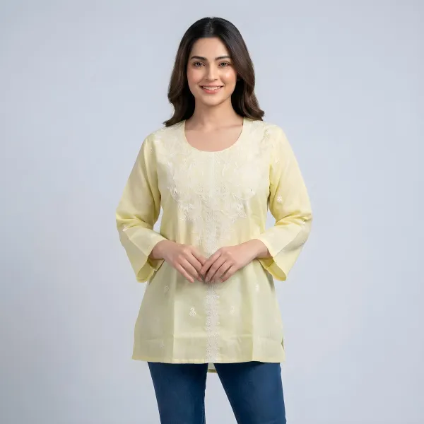 Thread Work Short Kurta