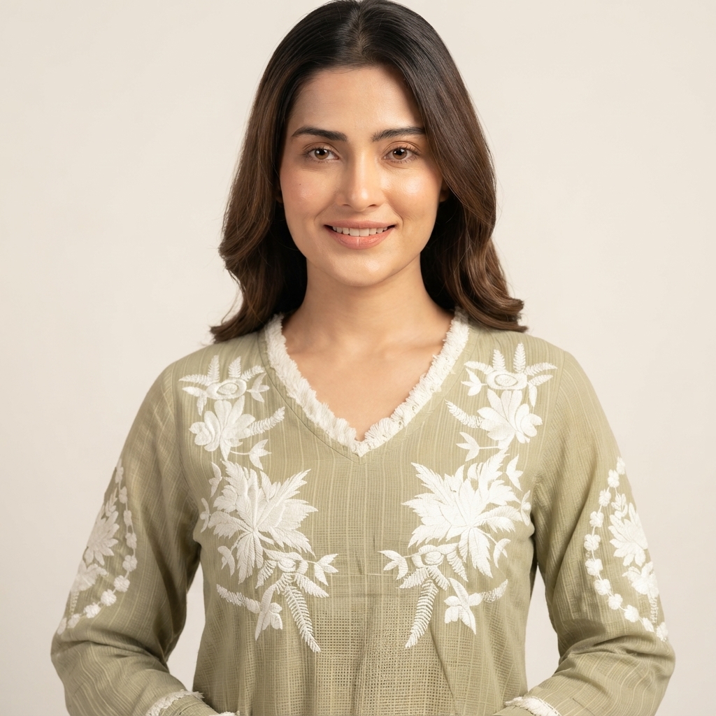 Embroidered Top