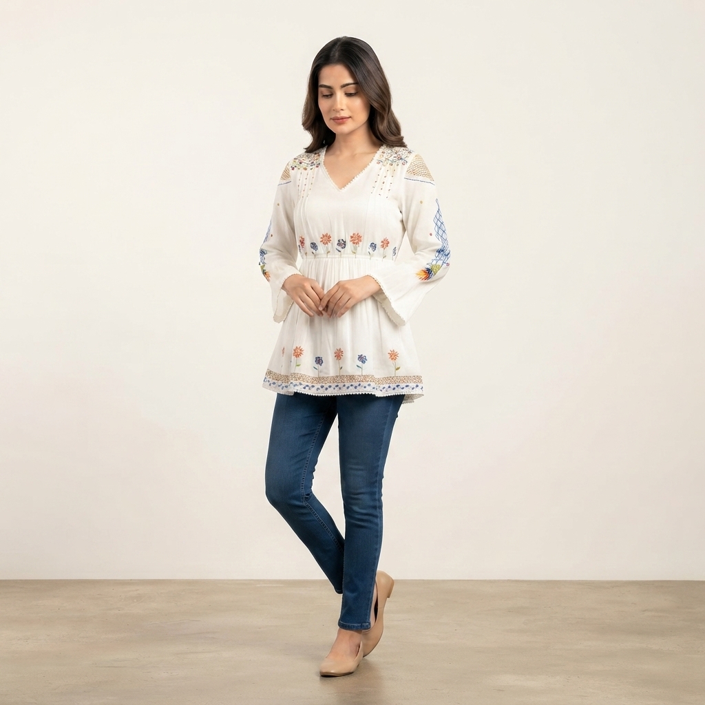 Embroidered Top thumbnail 3