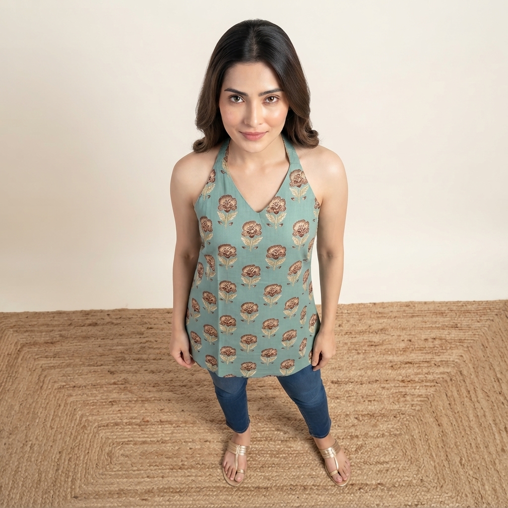 Halter Neck Kurta thumbnail 2