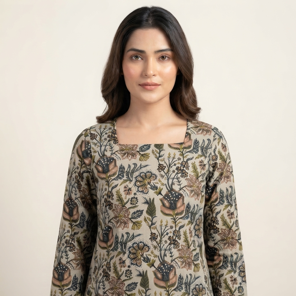 Square Neck Short Kurta