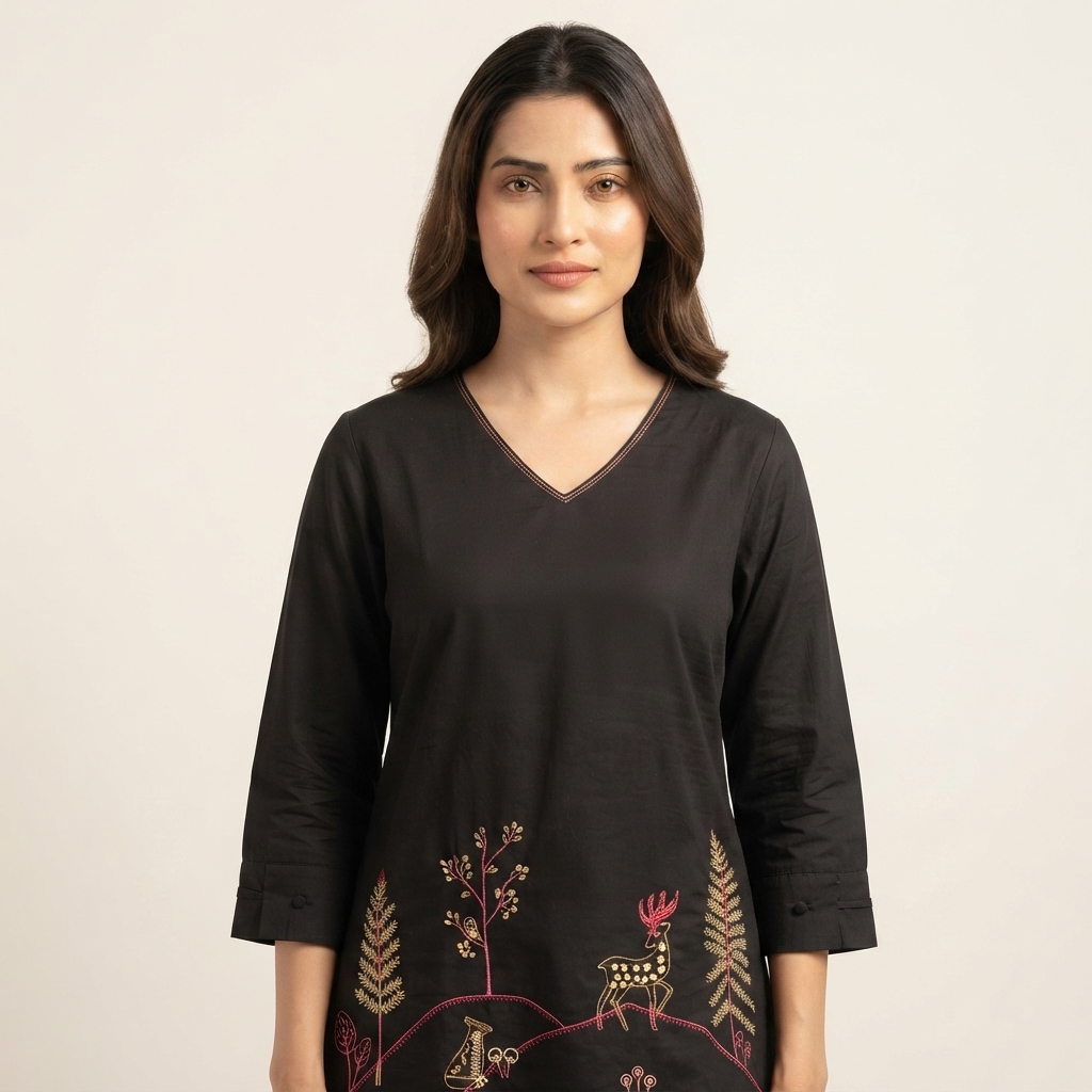Embroidered Top