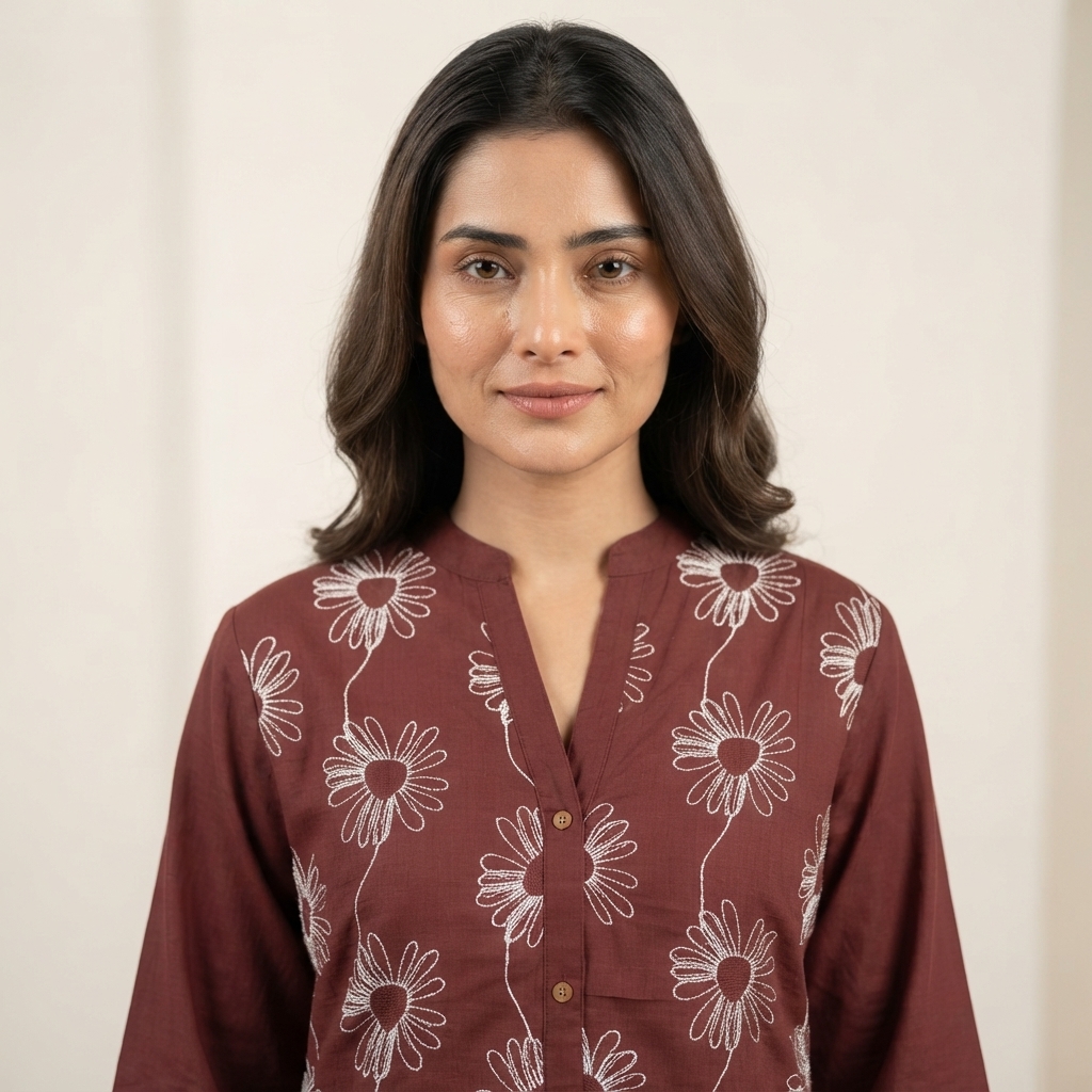 Embroidered Top