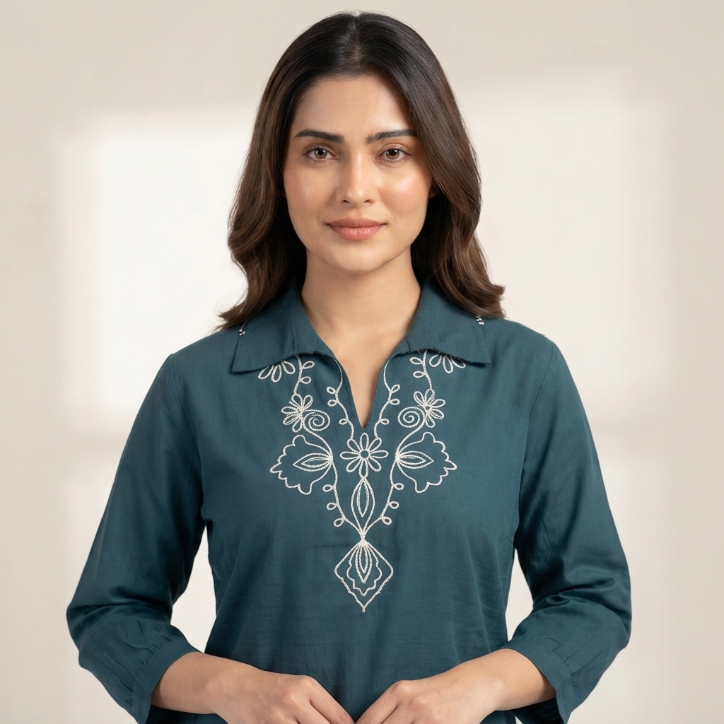 Embroidered Top